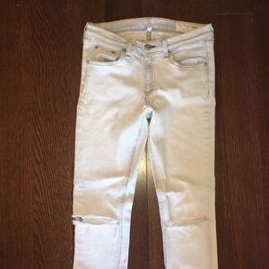 RAG & BONE WHITE JEANS!!!!